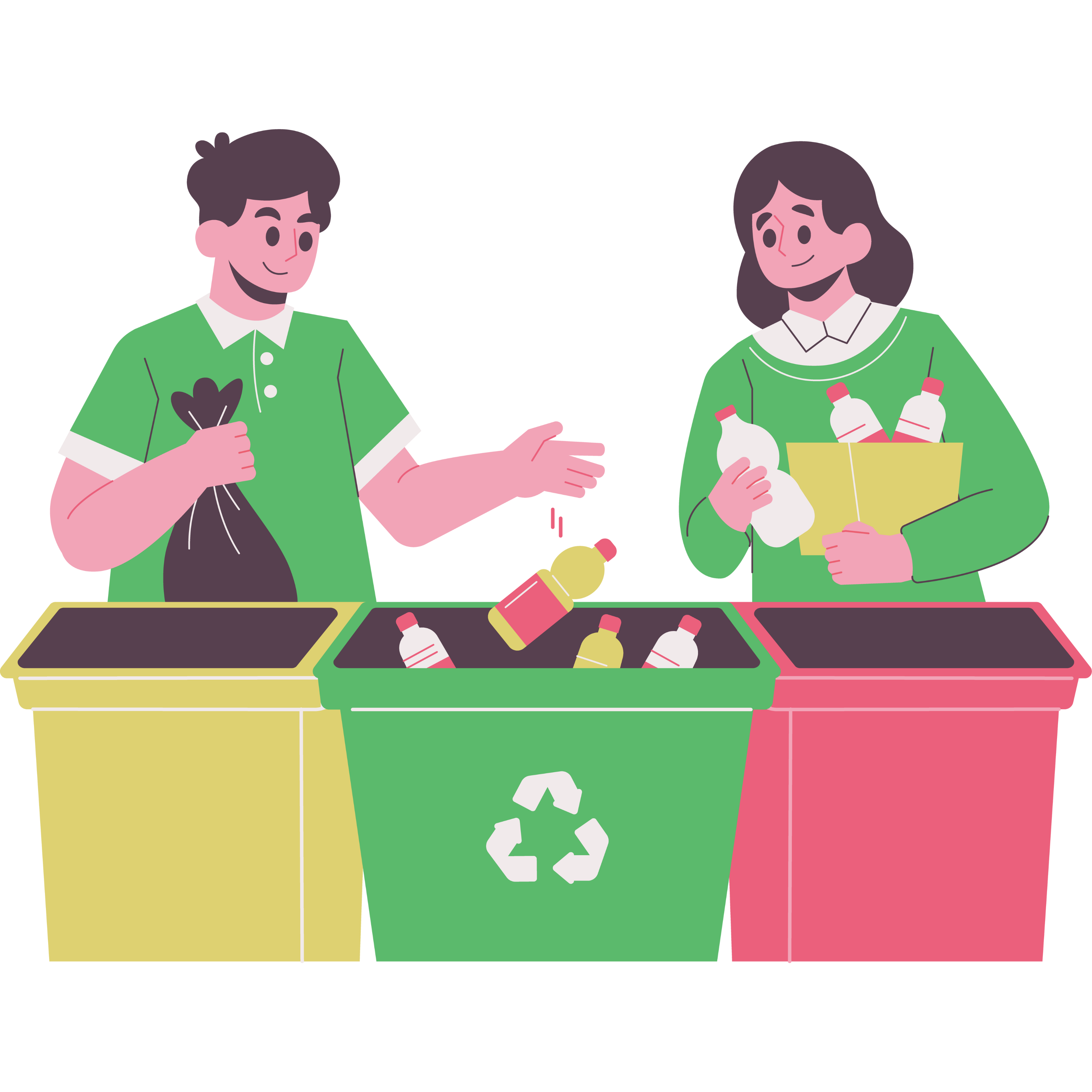 Household sorting waste